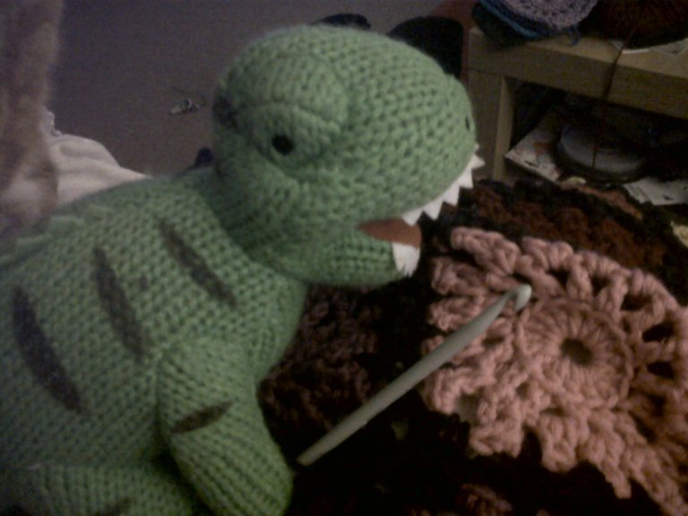 Eric the knittedsaurus